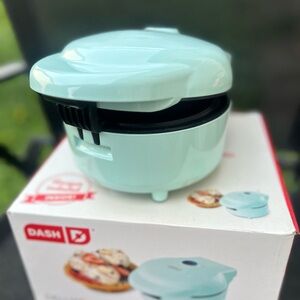 Dash Mini Waffle Maker in Light Blue new in box